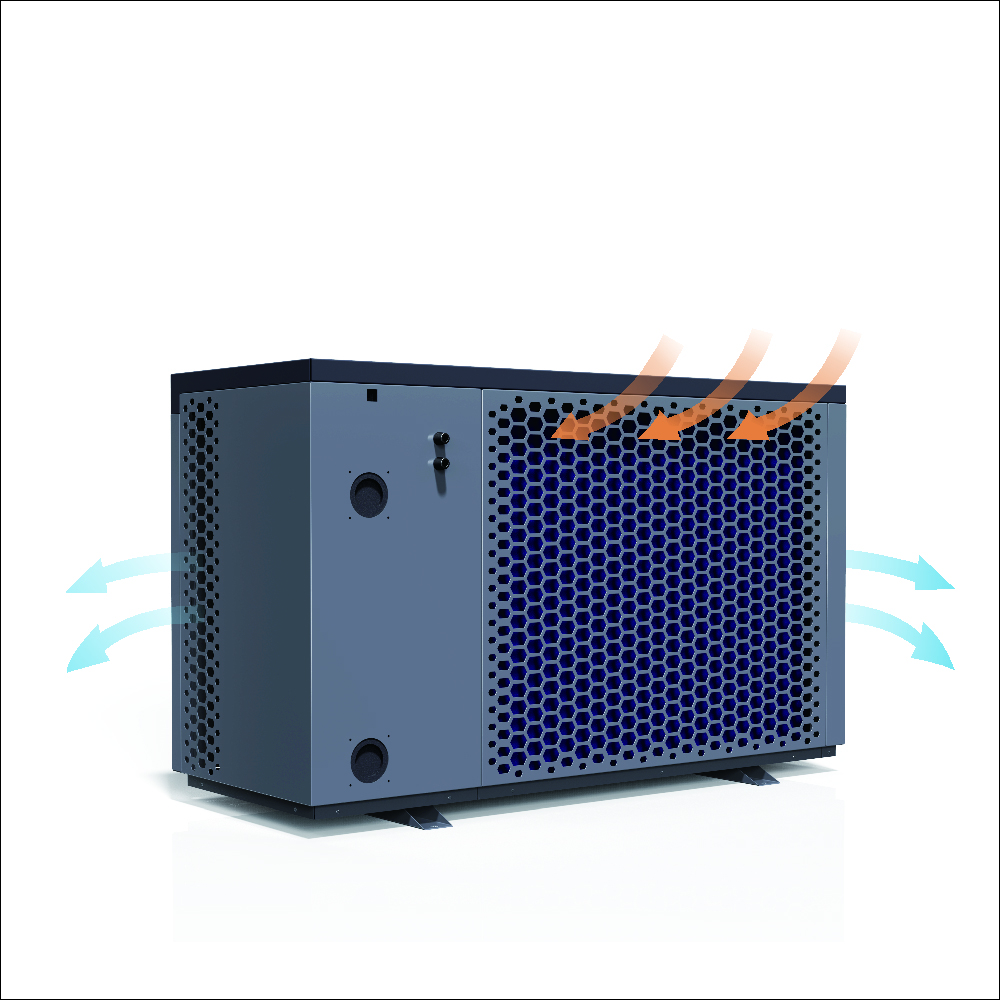 Air Source Commercial Inverter Pool Heat Pump For Sauna