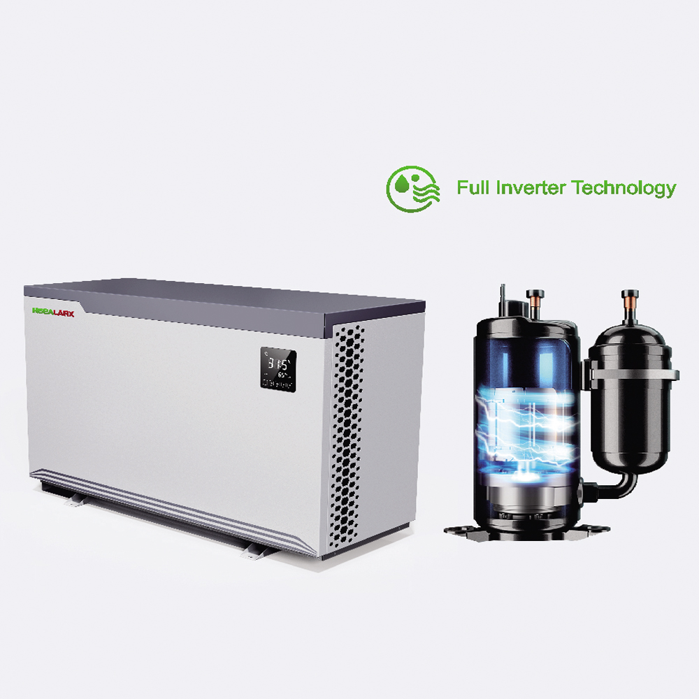High Efficiency Commercial Inverter Pool Heat Pump For Gym