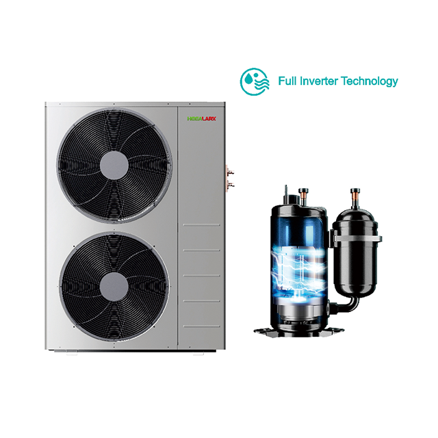 Split Full Inverter Evi Air Water House Heating Heat Pump 220V
